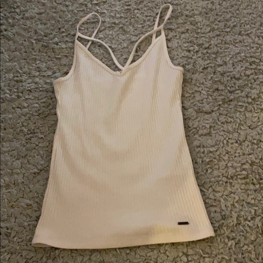 White Hollister Tank